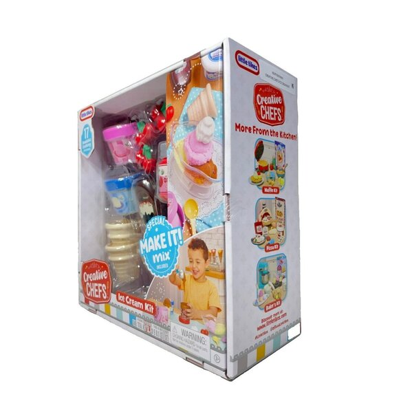 Little Tikes Creative Chefs Ice Cream Kit 17 Realistic Cooking Accessories 2024 - Picture 8 of 10